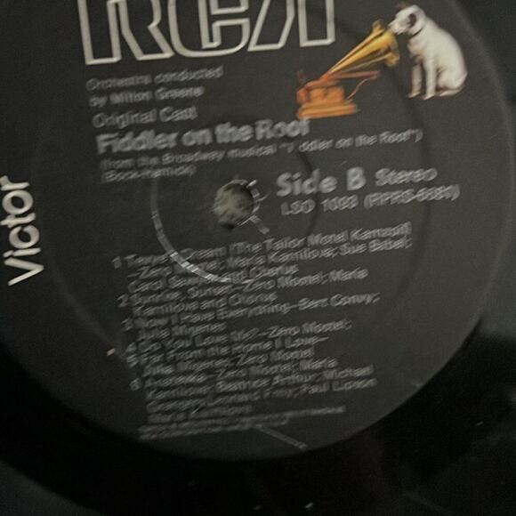ZERO MOSTEL FIDDLER ON THE ROOF VINYL RECORD - Picture 6 of 7